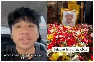 Anak komedian Qomar murka usai viral video makam ayahnya disebut tak terurus, ungkap fakta dibaliknya