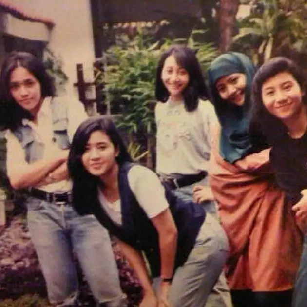 Maia Estianty saat muda plek Al  © Instagram Maia Estianty saat muda plek Al  © Instagram