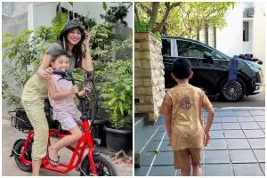 Manjakan anak semata wayang, ini 5 potret Kirana Larasati beri hadiah mobil di ultahnya ke-9