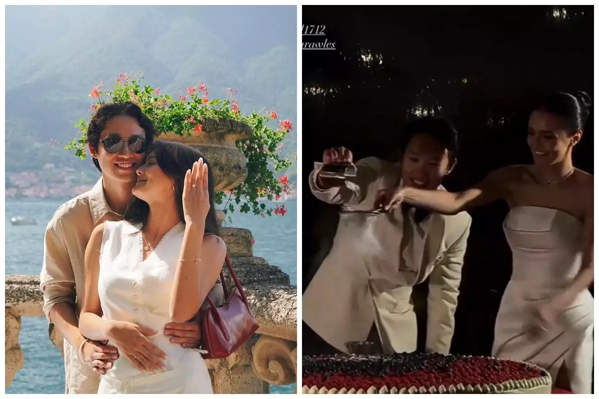 Pernikahannya bocor di media sosial , ini 7 momen resepsi Amanda Rawles & Adriel Susanteo di Australia