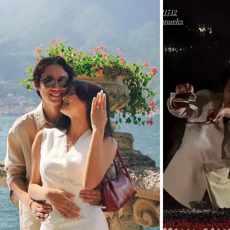 Pernikahannya bocor di media sosial , ini 7 momen resepsi Amanda Rawles &amp; Adriel Susanteo di Australia