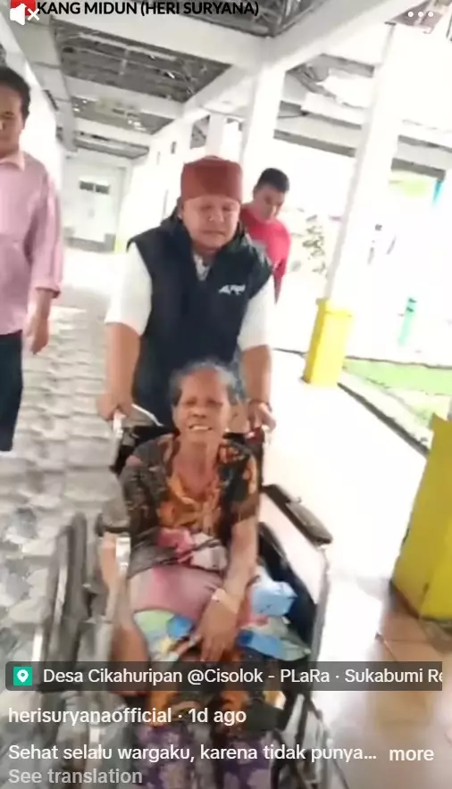 Kisah kedermawanan Kades Heri Suryana © TikTok Kisah kedermawanan Kades Heri Suryana © TikTok