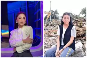 Aura Cinta curhat usai penggusuran rumah, Dewi Perssik heran sampai tanyakan pola asuh ayahnya