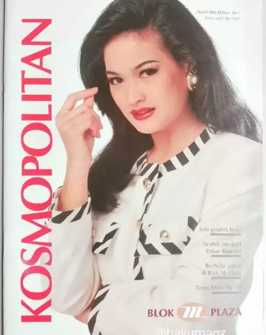 Donna Harun saat jadi model cover majalah © 2023 brilio.net