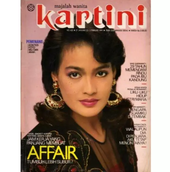Donna Harun saat jadi model cover majalah © 2023 brilio.net