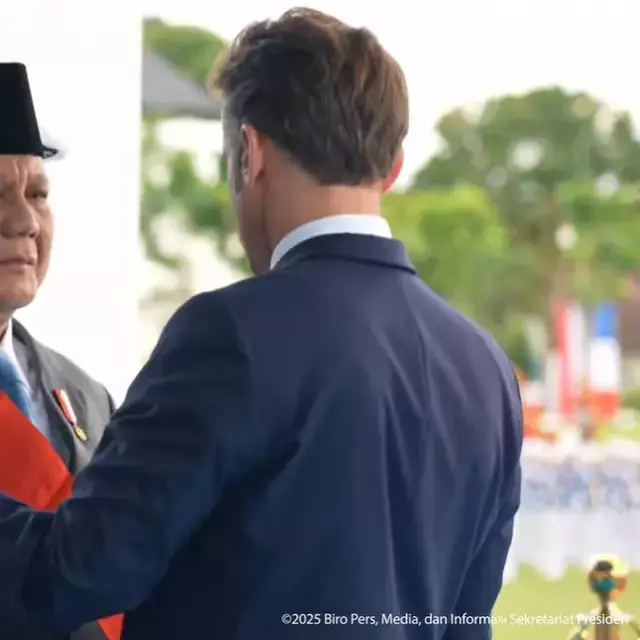 Prabowo dapat Grand Croix de la Lgion d'Honneur dari Macron, pengakuan kehormatan tertinggi di Prancis