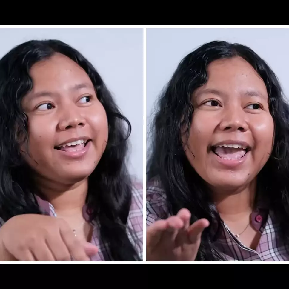 Biasa dipakai orang tirus, MUA ini jajal douyin makeup di wajah tembam, skill dan hasilnya tuai pujian