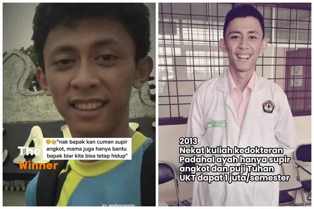 Ikut tren 'winner takes it all', pria ini buktikan bisa kuliah kedokteran meski ayahnya sopir angkot