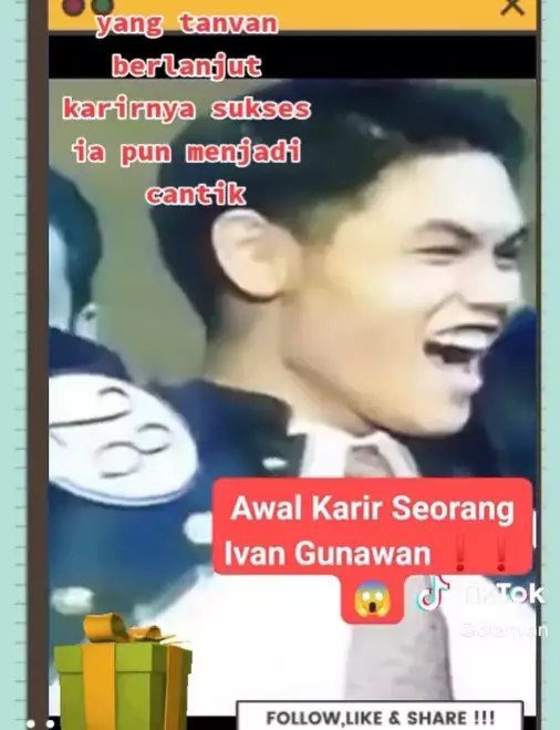 potret awal karier Ivan Gunawan disebut mirip Cristiano Ronaldo © berbagai sumber