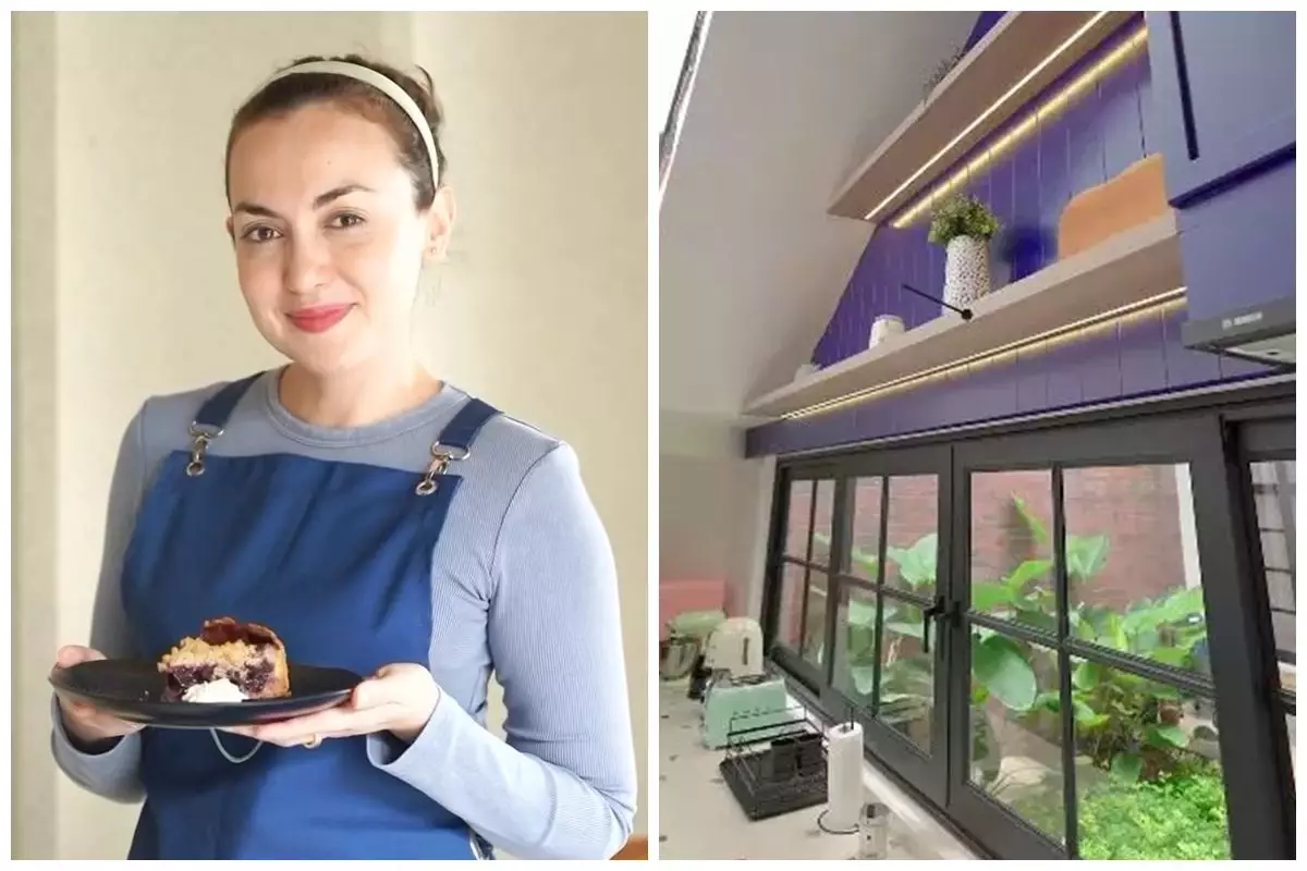 Dibangun di bawah tangga, ini 5 cara Rianti Cartwright  menata dapur segaris tetap rapi dan mewah