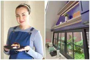 Dibangun di bawah tangga, ini 5 cara Rianti Cartwright  menata dapur segaris tetap rapi dan mewah