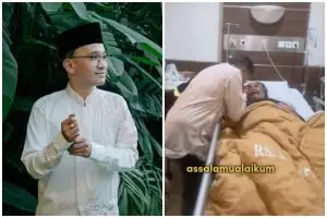 Bergelut dengan penyakit kini dirawat di rumah sakit, 7 potret Jaja Miharja nangis dijenguk Ruben Onsu