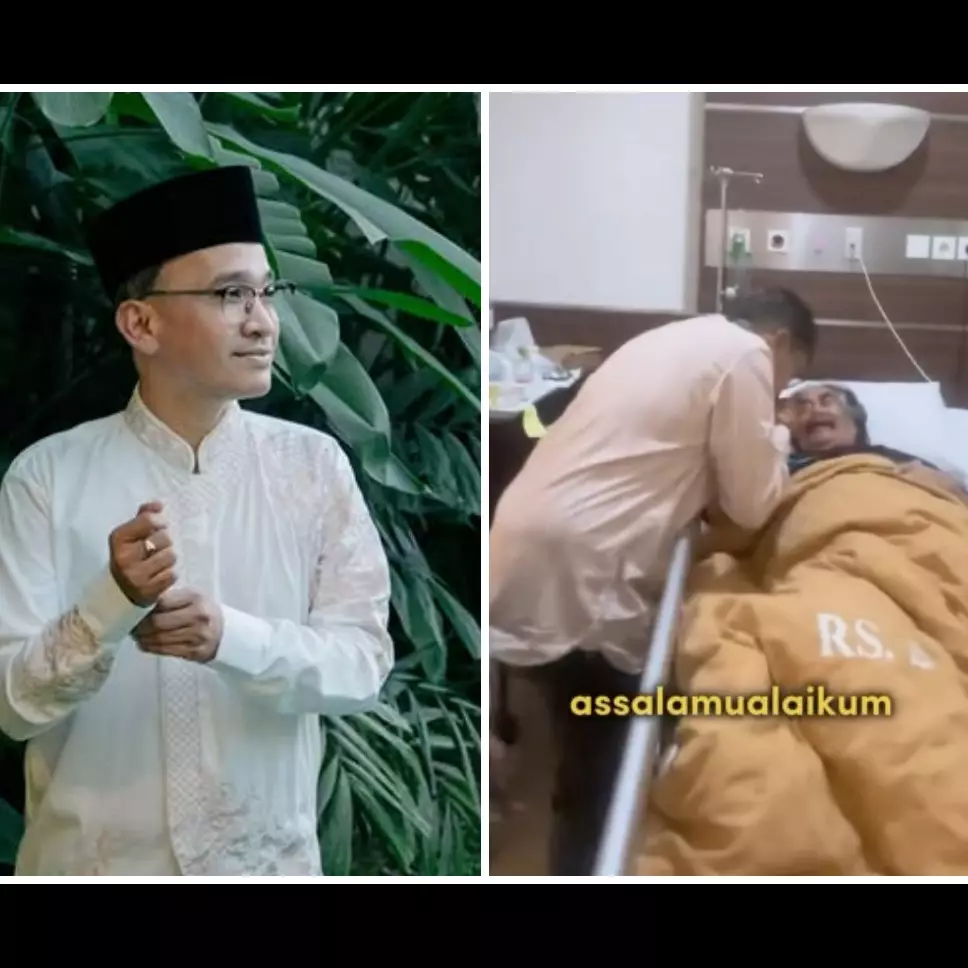 Bergelut dengan penyakit kini dirawat di rumah sakit, 7 potret Jaja Miharja nangis dijenguk Ruben Onsu