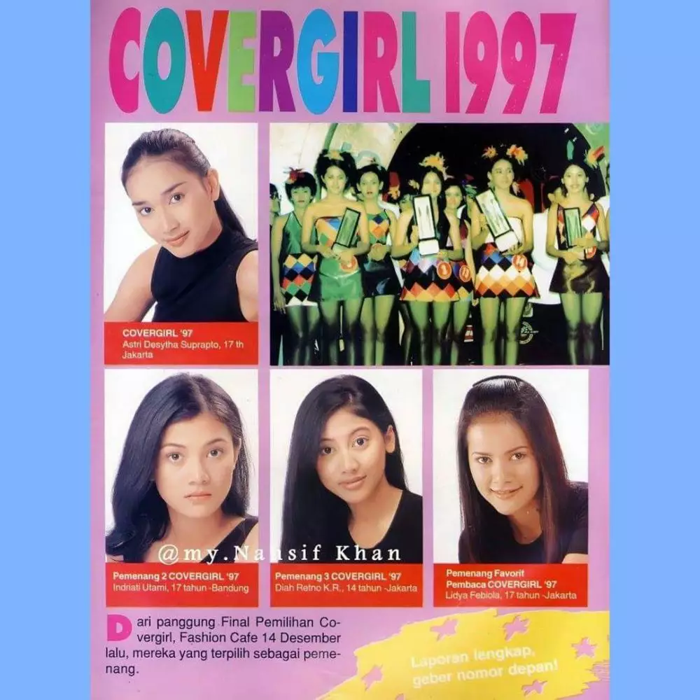 potret lawas Olla Ramlan awali karier model © berbagai sumber potret lawas Olla Ramlan awali karier model © berbagai sumber