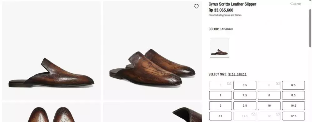 sepatu selop untuk nikahan al ghazali  © 2025 brilio.net