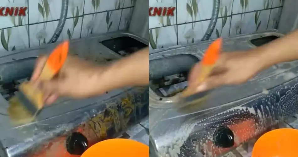 Cara lunturkan noda kerak dan karat di kompor pakai 2 bahan dapur © YouTube