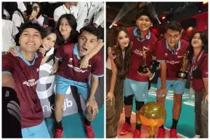 Diduga tengah PDKT, ini 9 momen manis Keisya Levronka dukung Nyoman Paul di Bahkan Voli, akrab pol