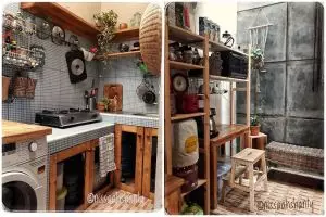 Cara menata dapur seluas gang senggol tanpa kitchen set ini hasilnya bikin nyaman, ini 11 potretnya
