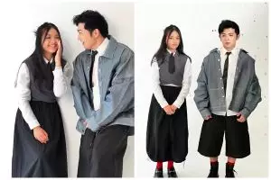 9 Potret photoshoot Nicky Tirta bareng putri semata wayang, paras awet mudanya bikin salfok