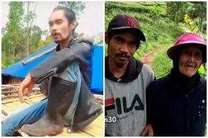 Bukti cinta tak pandang usia, pemuda nikahi nenek lebih tua 41 tahun, ini 5 potret kemesraannya