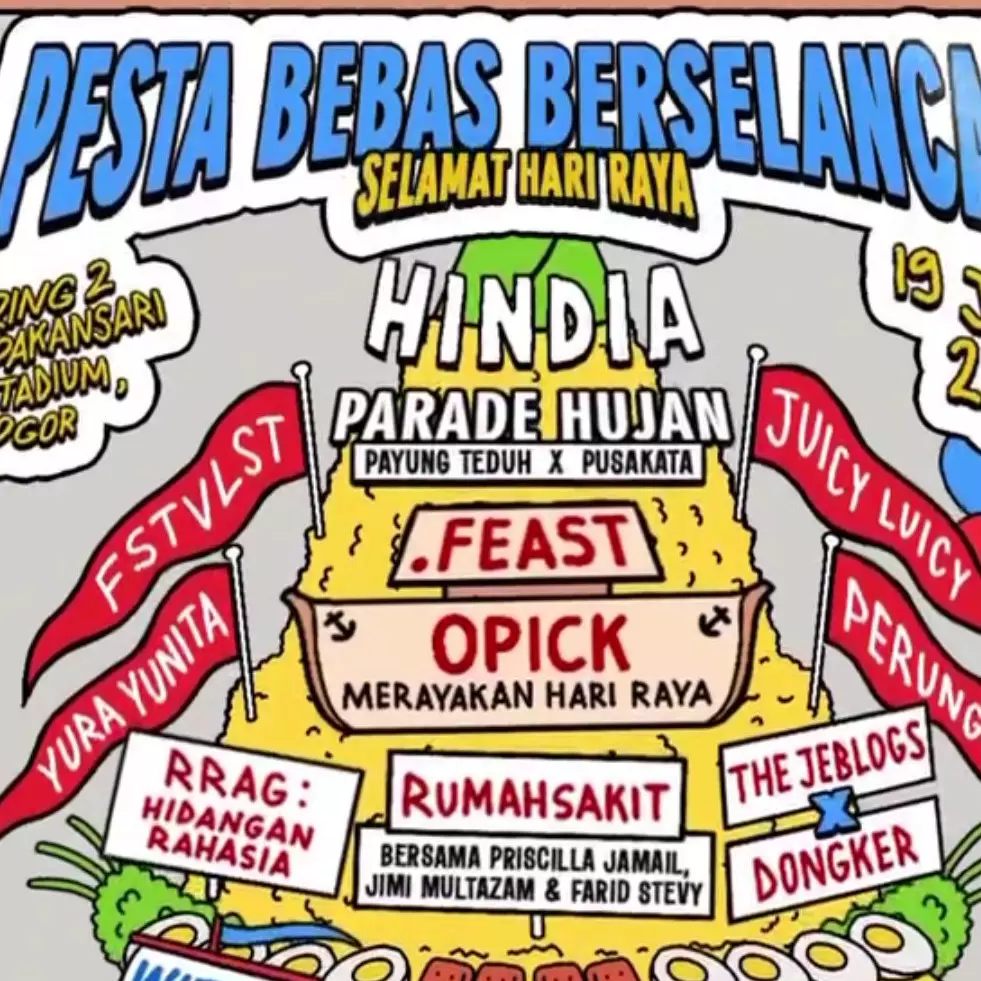 Pesta Bebas Berselancar 2025 gandeng 17 line-up ternama, siapa saja mereka?