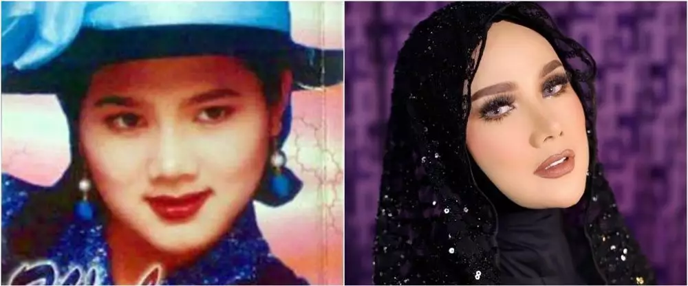 mulan jameela dulu dan kini bantah tudingan oplas © instagram