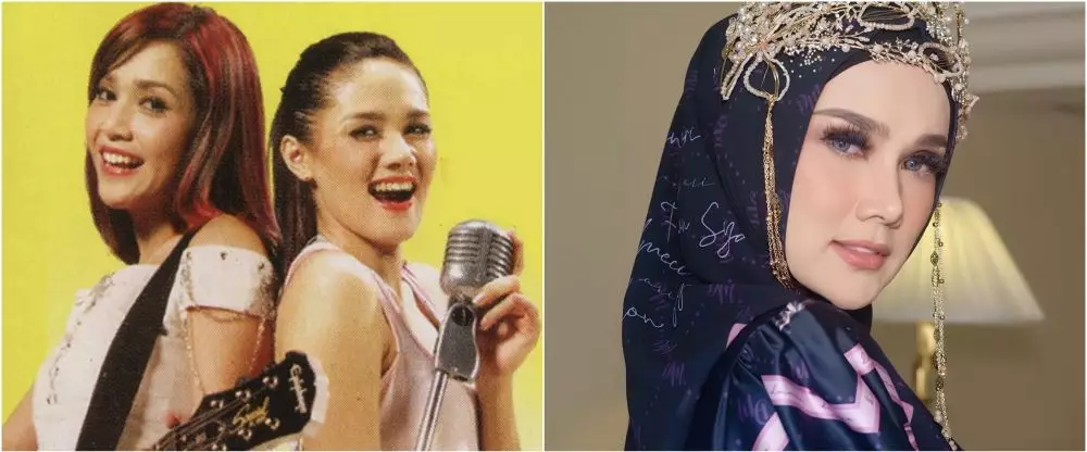 mulan jameela dulu dan kini bantah tudingan oplas © instagram