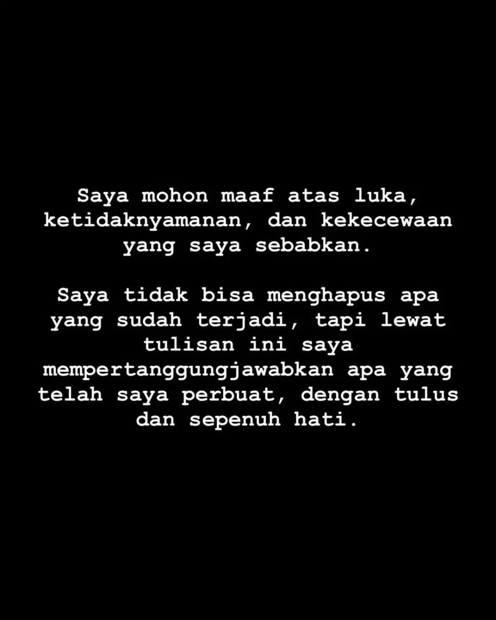 Arief Meivio menyesal selingkuh dari Audinna © 2025 brilio.net