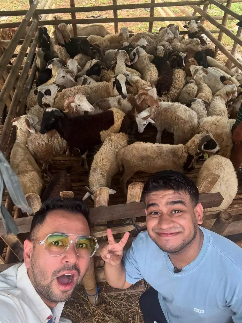 Raffi Ahmad borong kambing kurban Pak Muh © 2025 Instagram