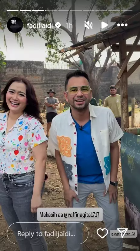 Raffi Ahmad borong kambing kurban Pak Muh © 2025 Instagram