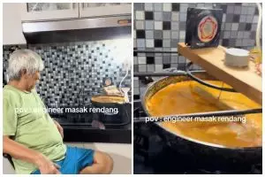 Masak rendang anticapek, inovasi bapak-bapak bikin alat pengaduk otomatis ini buat hidup lebih mudah