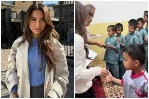 Rayakan ultah mendiang Dali Wassink, intip 9 momen Jennifer Coppen ngadain syukuran bareng anak yatim