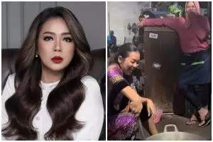 Jadi artis tajir tapi nggak gengsi membaur masyarakat, ini 9 momen Soimah ikut bantu hajatan tetangga