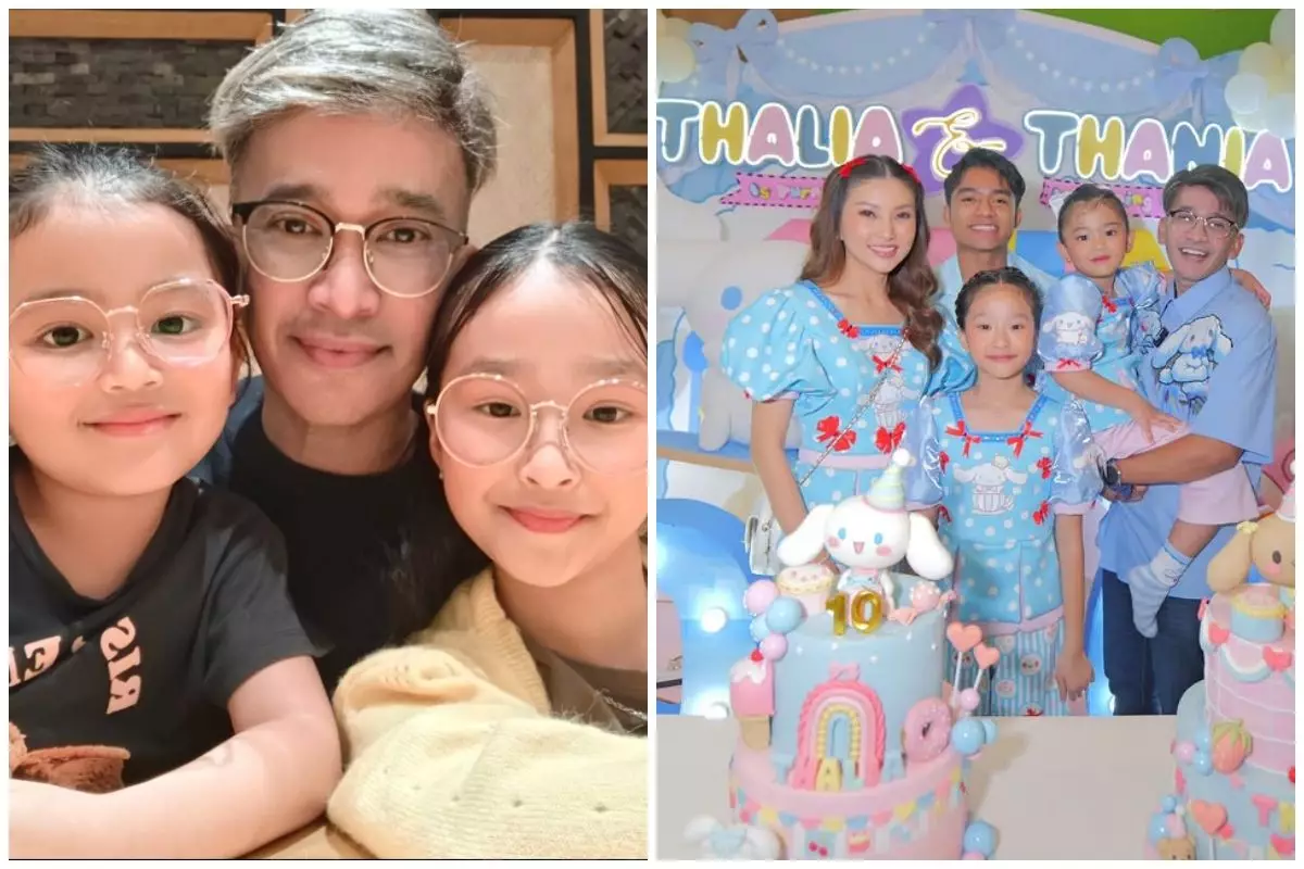 Tetap kompak meski sudah cerai, ini 7 potret Ruben Onsu dan Sarwendah rayakan ultah kedua putrinya