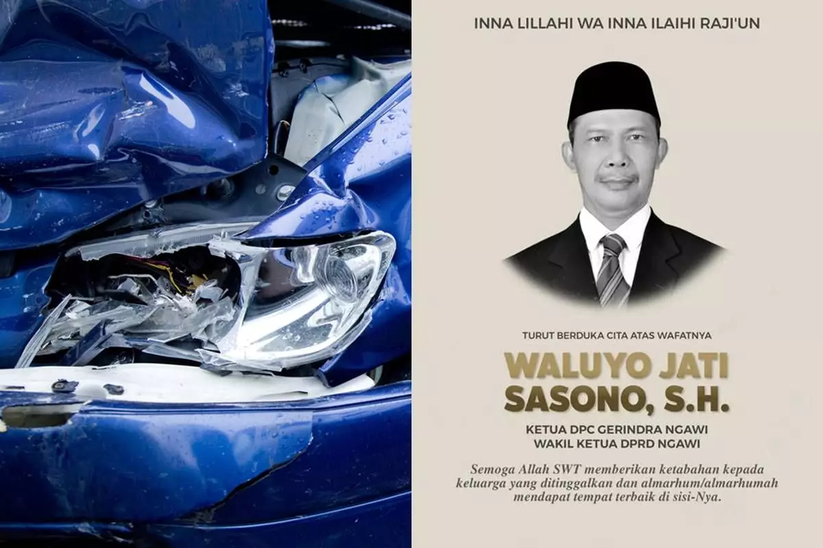 Wakil Ketua DPRD Ngawi tewas kecelakaan di tol Sragen, hilang kendali dan tabrak tronton dari belakang