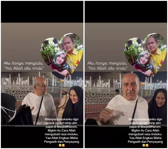 Wanita bertemu pria asal Iran mirip ayah saat di Makkah © 2025 TikTok