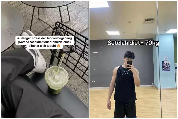 Ditolak cewek pria diet turun 70kg dalam setahun © 2025 TikTok