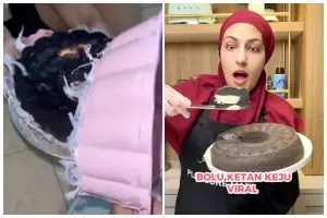 Cara bikin bolu ketan hitam keju lumer viral antiambyar, tak perlu oven, cuma kukus doang