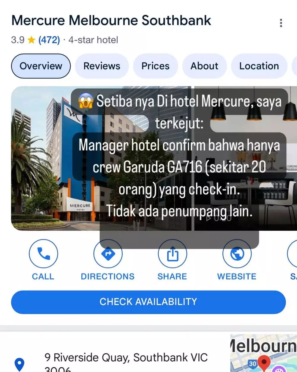 Fakta HP penumpang pesawat Garuda Indonesia diduga diambil kru © 2025 Instagram