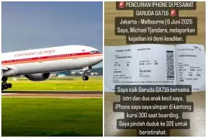 5 Fakta kasus terbaru HP penumpang hilang di pesawat Garuda, Garuda Indonesia bebastugaskan awak kabin