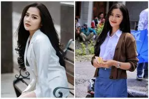 11 Pesona cantiknya Bella Bonita saat sekolah, gaya berhijabnya manglingi