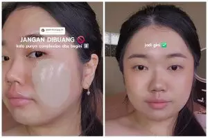 Tak perlu dicampur produk lain, ini trik pakai complexion terlalu cerah dan bikin wajah jadi abu-abu