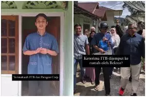 Anak kuli angkut asal Sumatera Barat ini satu-satunya siswa yang tembus ITB, sampai dijemput rektor