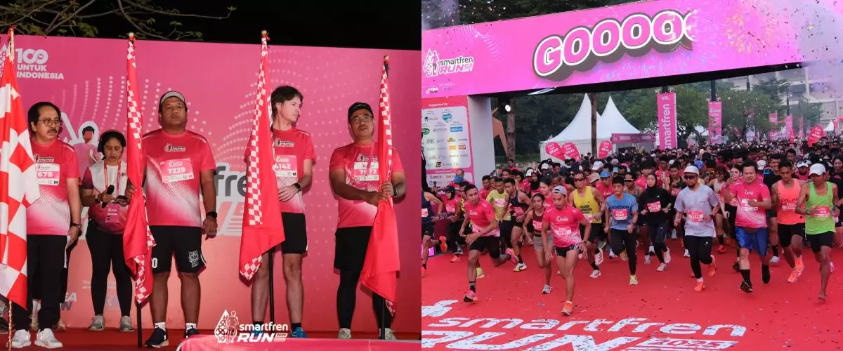 5.000 Pelari ramaikan Smartfren Run 2025, pecahkan rekor partisipasi tahun lalu