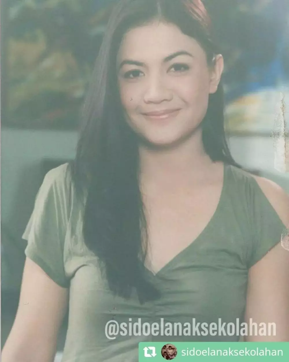 potret lawas sarah si doel anak sekolahan © instagram