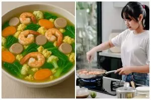7 Resep capcay kuah dengan bakso dan udang, cita rasa yang bikin makan nggak ngebosenin