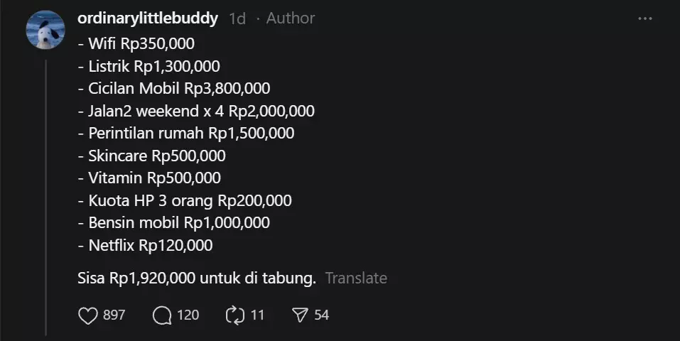 pasutri ini bongkar pengeluaran tiap bulan © berbagai sumber pasutri ini bongkar pengeluaran tiap bulan © berbagai sumber