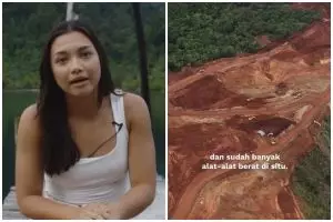 9 Potret Angela Gilsha menyusuri Raja Ampat, ungkap kondisi air laut mulai keruh