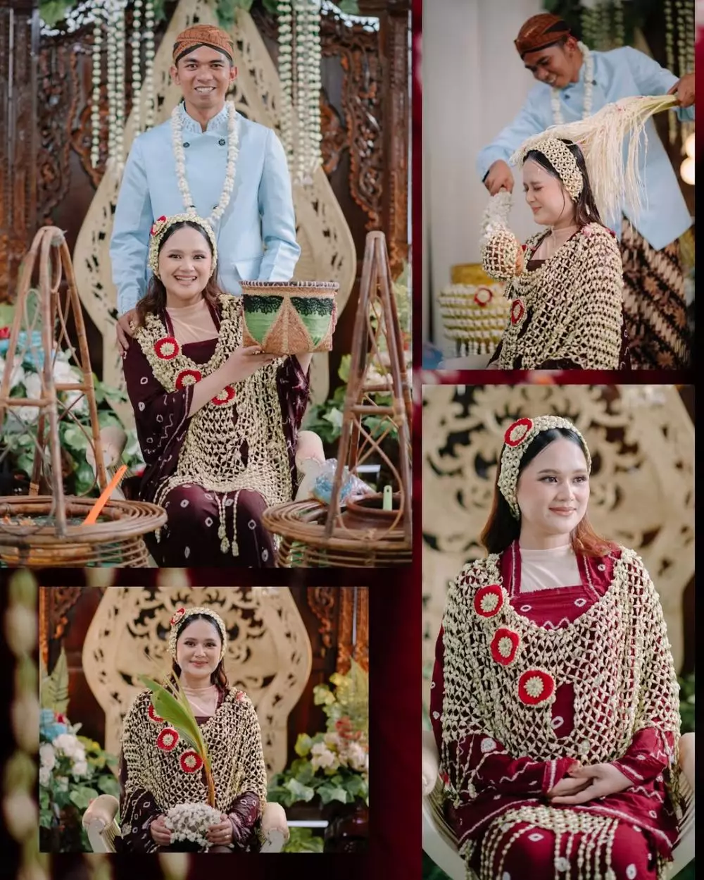 Acara 7 bulanan Nia LIDA adat Jawa © 2025 Instagram