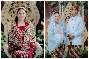 Hamil anak pertama, ini 9 potret 7 bulanan Nia LIDA digelar khidmat dengan adat Jawa